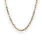 5mm paper clip chain gold necklace