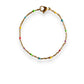 Colourful enamel chain gold bracelet