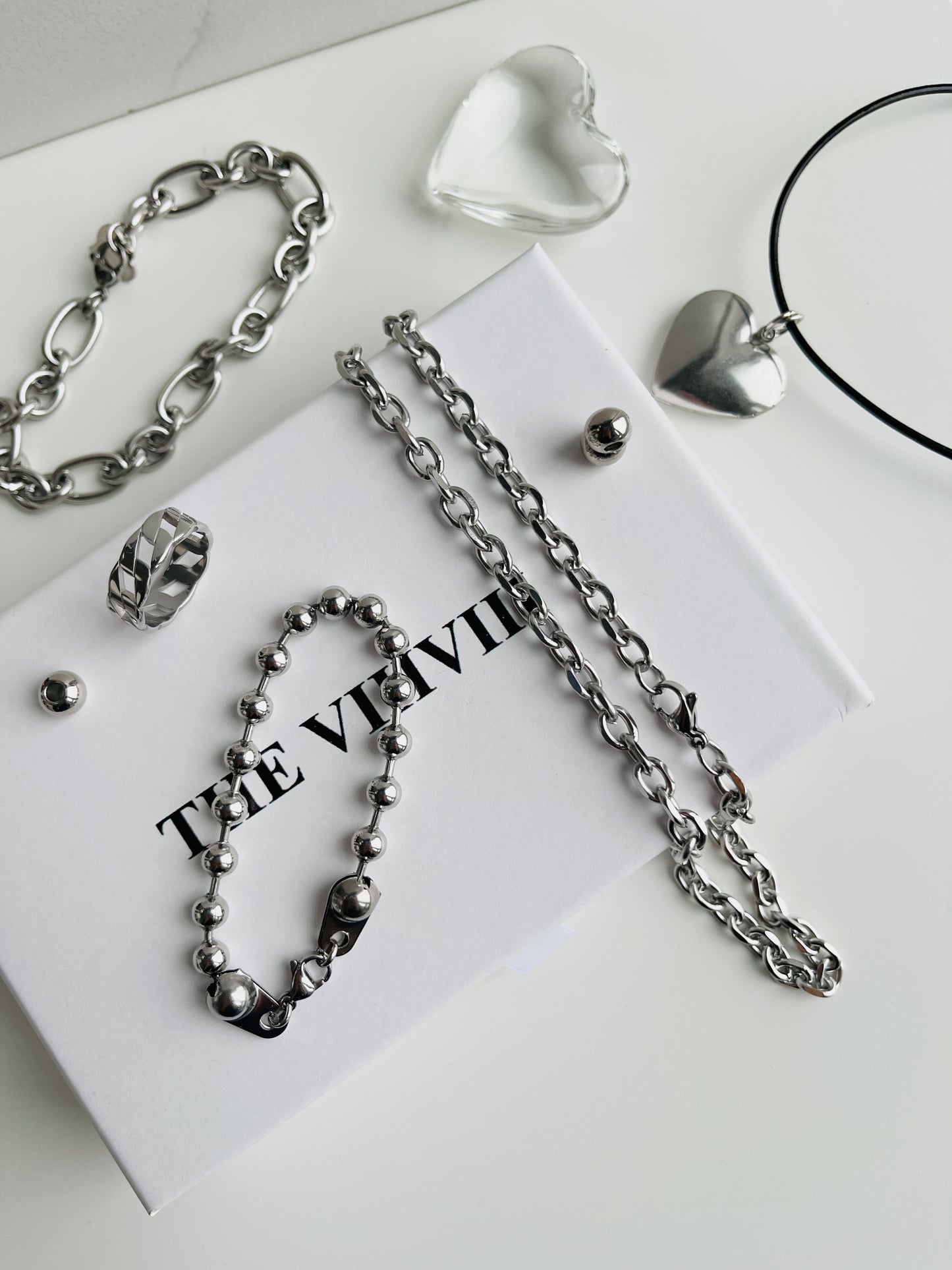 6mm diamond cut cable chain in silver