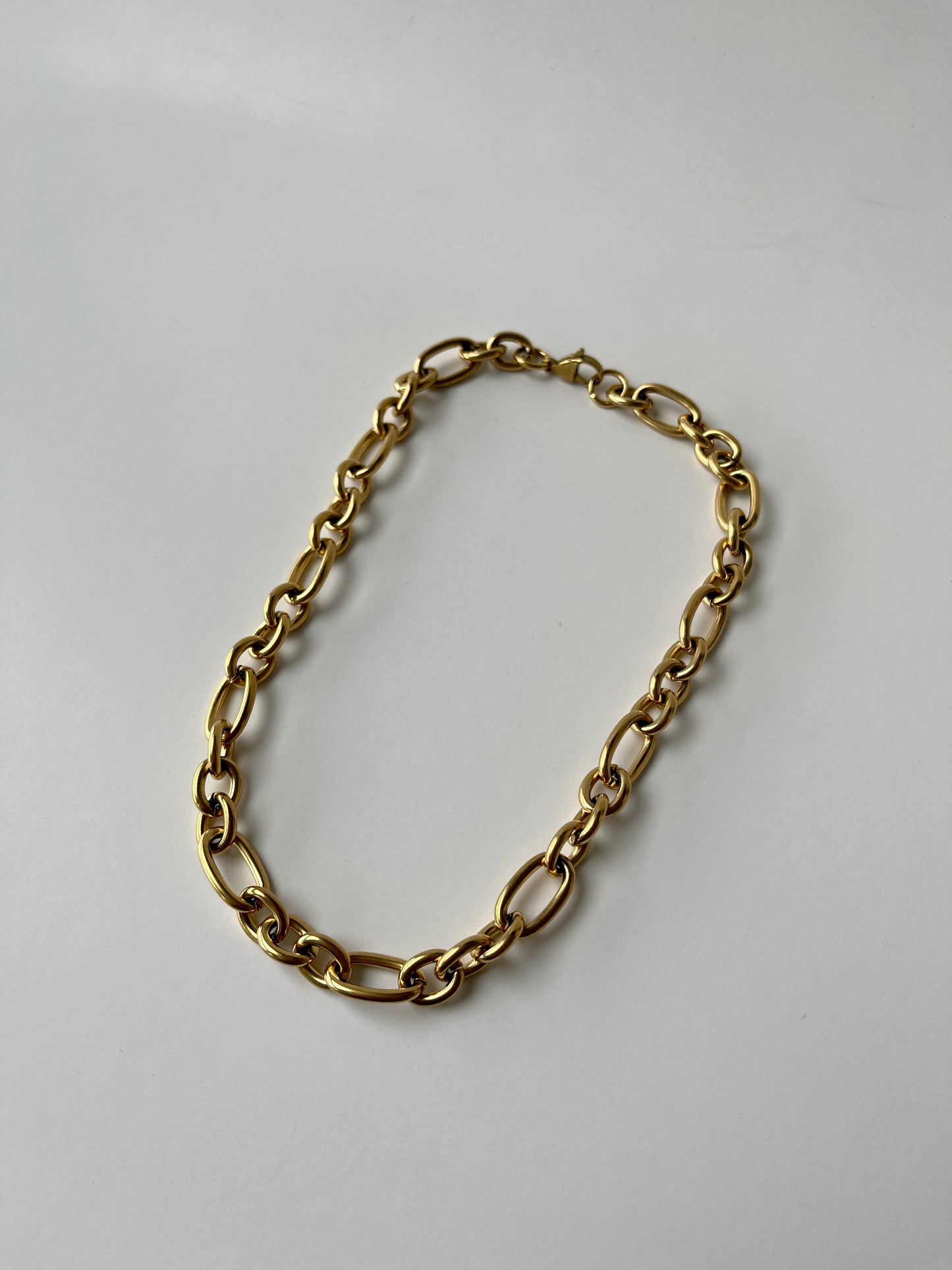 Nevaeh Chunky Gold Chain Necklace