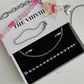 3mm curb chain silver necklace