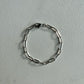 4.2mm cable chain silver bracelet