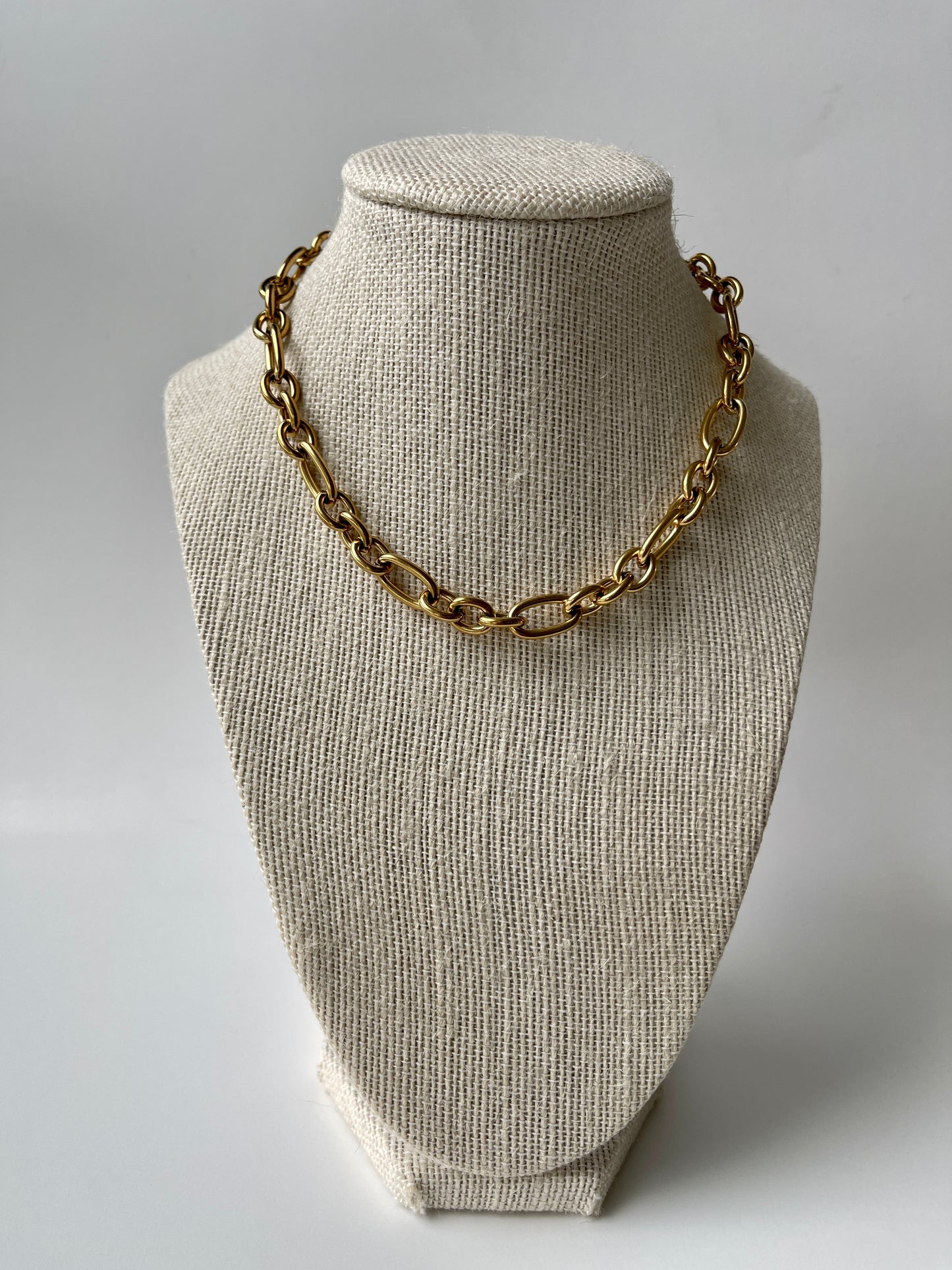 Nevaeh Chunky Gold Chain Necklace