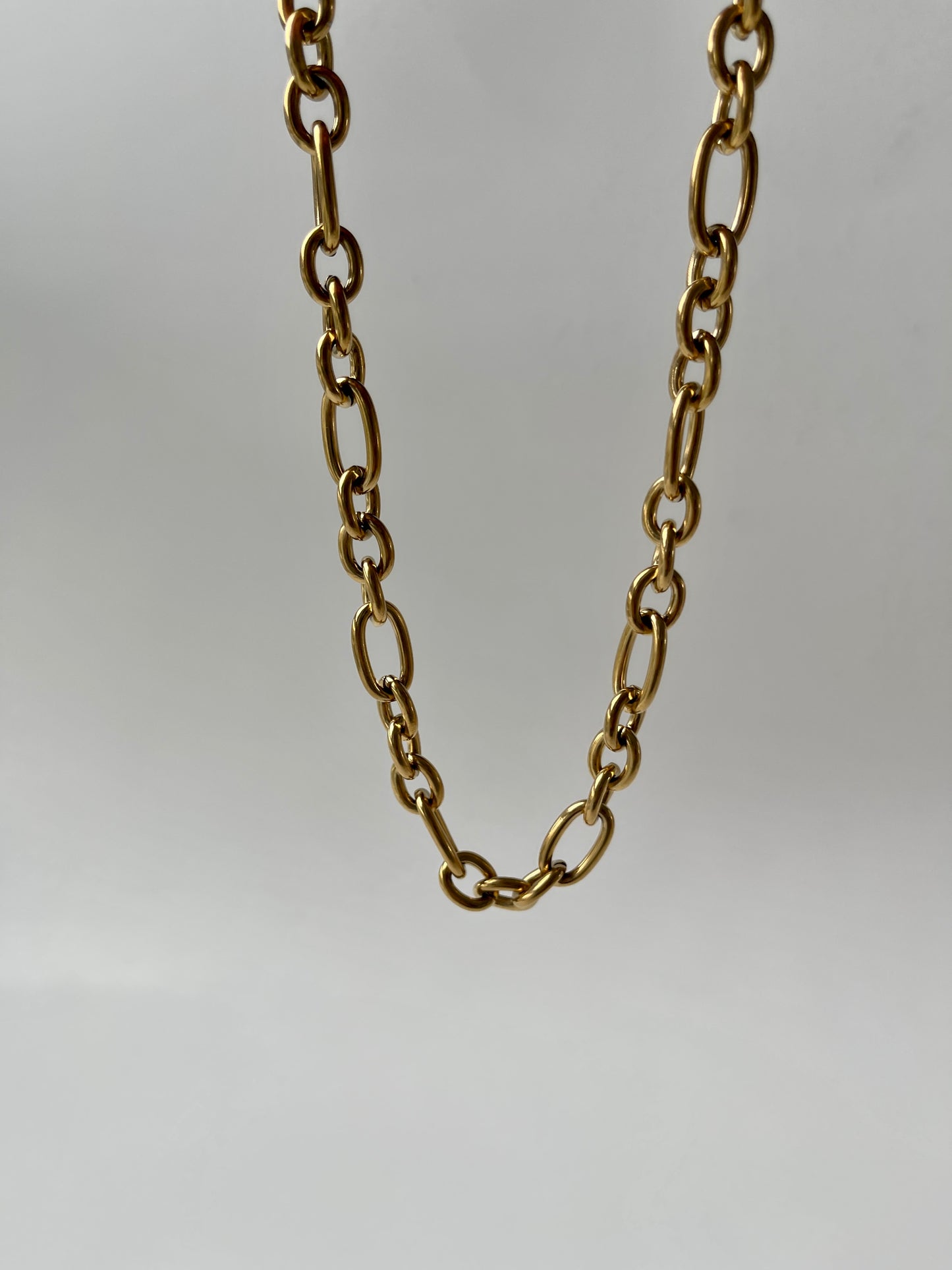 Nevaeh Chunky Gold Chain Necklace