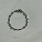 3mm flat mariner chain silver bracelet