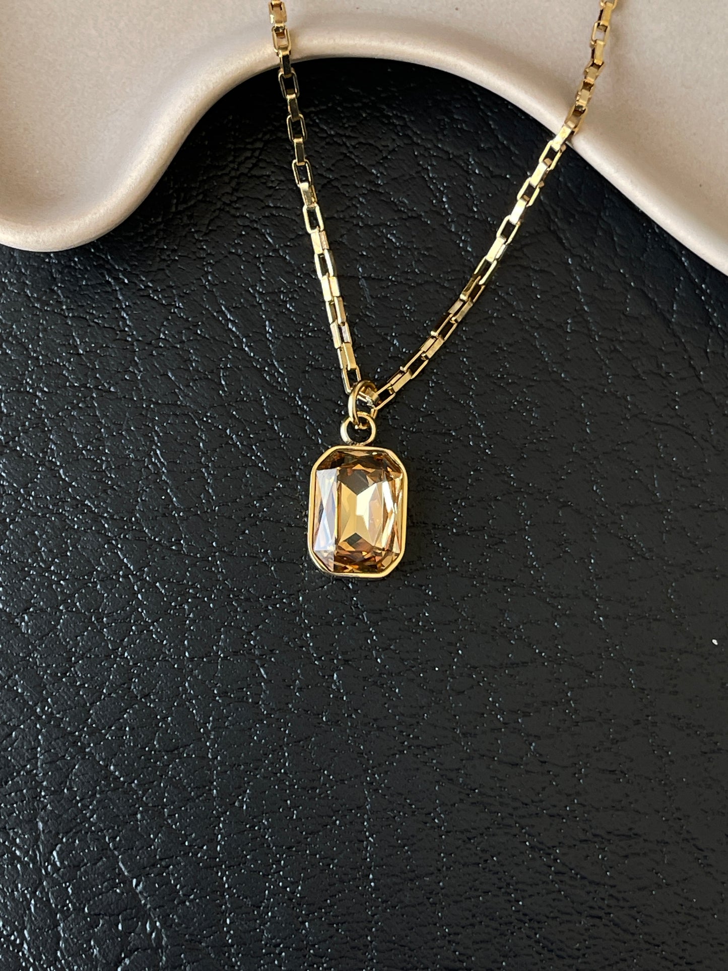 Topaz Gold Necklace