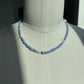 Havana Blue Beaded Pearl Necklace