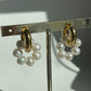 Zhuri Pearl Hoop Earrings