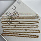 6mm cable linked chain gold necklace