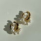 Zhuri Pearl Hoop Earrings