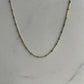 Turquoise enamel chain gold 
necklace