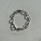 5mm paperclip chain silver bracelet