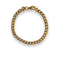 5mm cuban curb chain gold bracelet