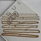 5mm paper clip chain gold necklace