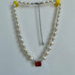 Yaeko ruby pearl necklace