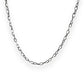 4mm cable silver Chain necklace