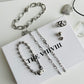 4mm cable silver Chain necklace