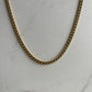 5mm Cuban link chain gold necklace