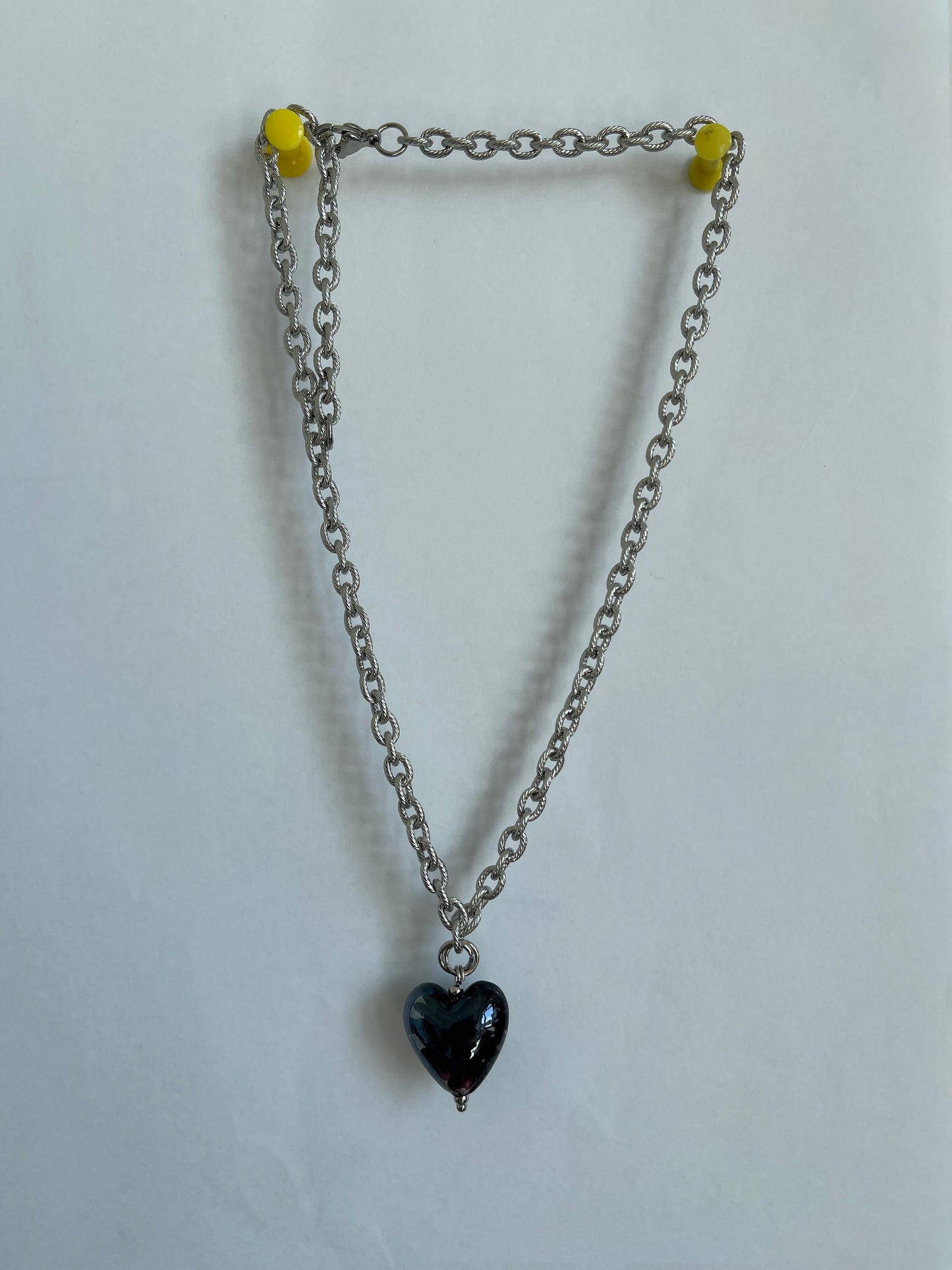 Aniya Heart Silver Necklace