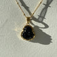 Black Buddha Pendant Necklace