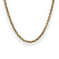 5mm cable chain gold necklace