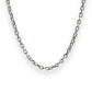 6mm diamond cut cable chain in silver