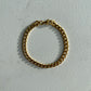 5mm cuban curb chain gold bracelet