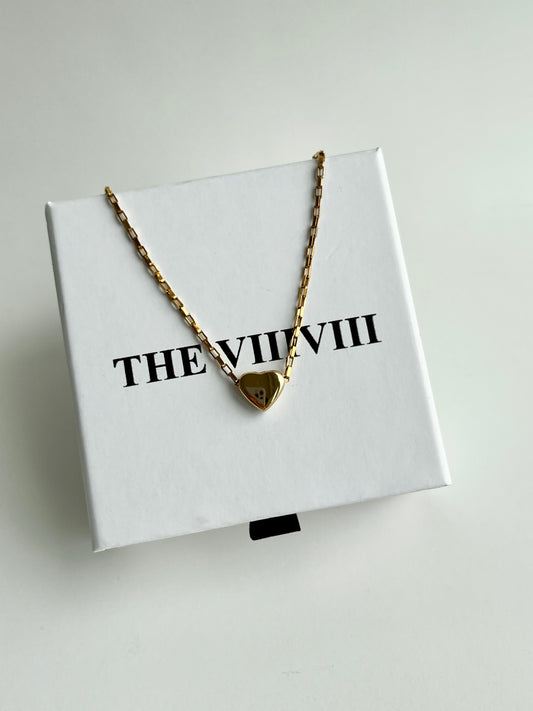 Callie Heart Gold Necklace