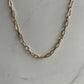 5mm paper clip chain gold necklace