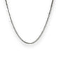 3.5mm curb chain silver necklace