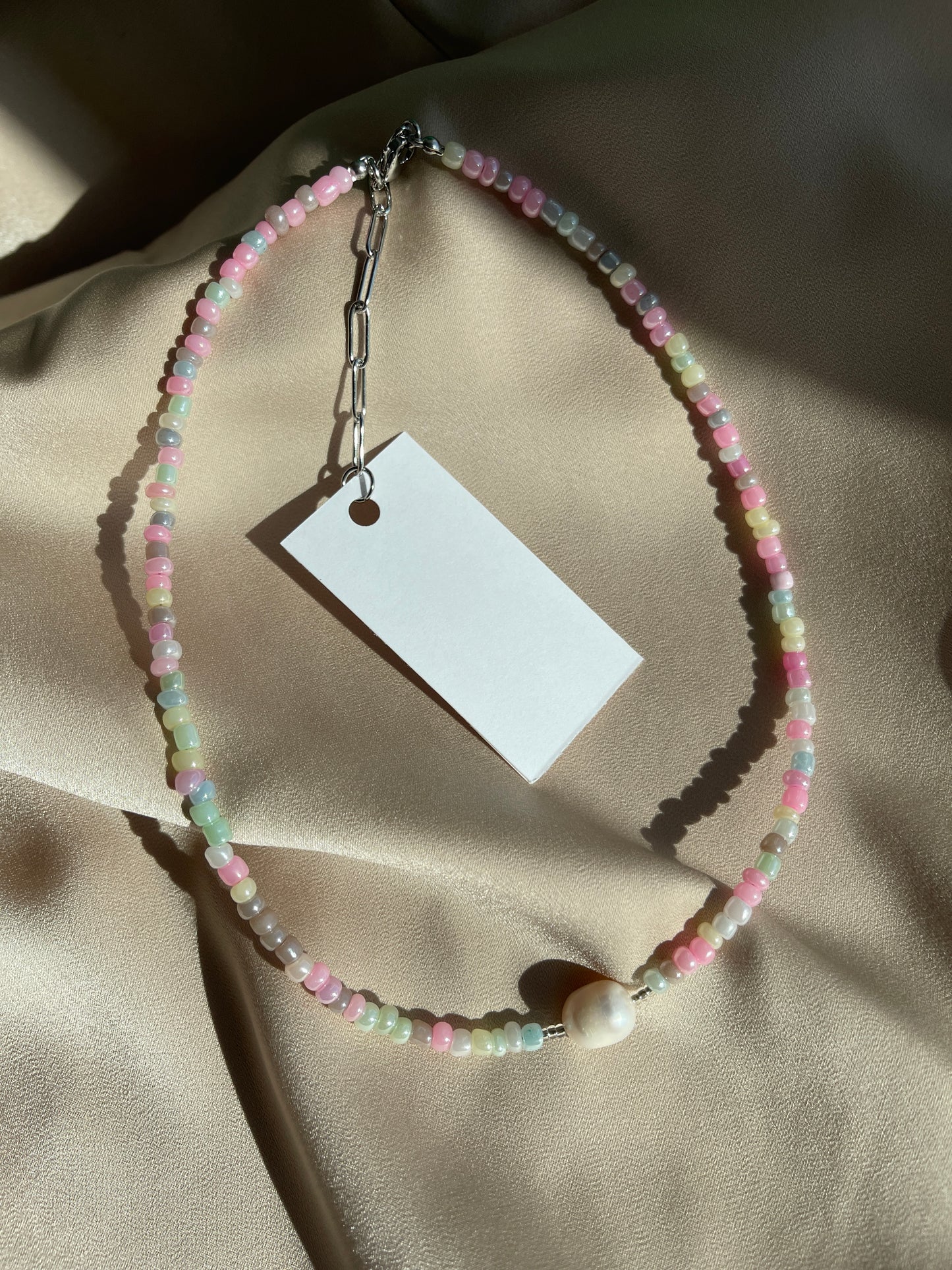 Haisley Pearl Beaded Necklace