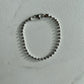 3.2mm ball chain silver bracelet