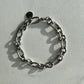 10mm figaro chunky chain silver bracelet