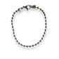 3.2mm ball chain silver bracelet