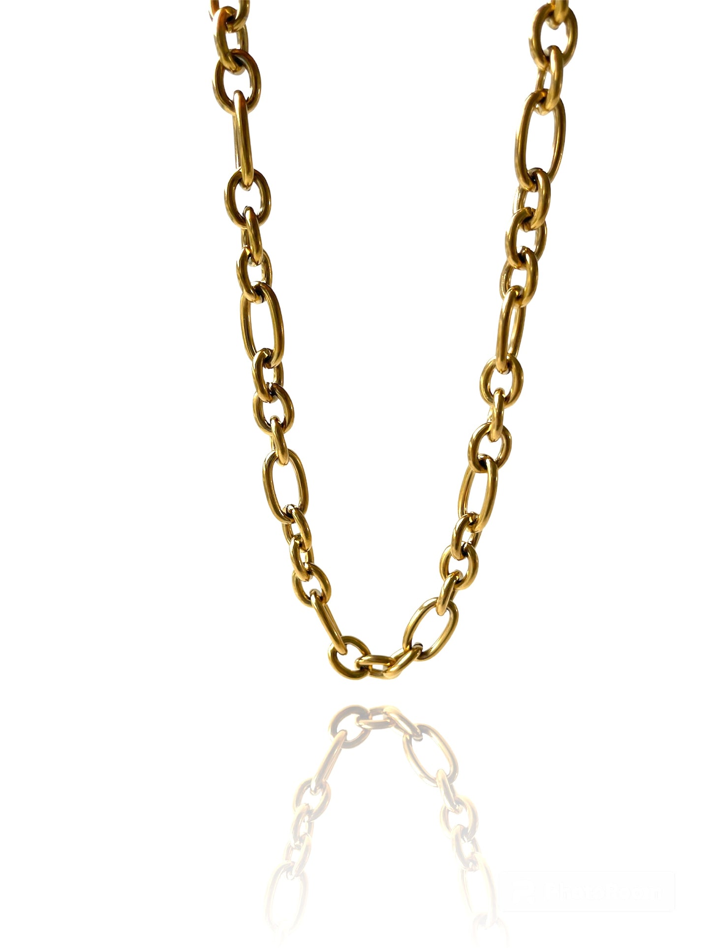 Nevaeh Chunky Gold Chain Necklace