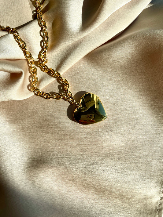 Zara Heart Locket Necklace