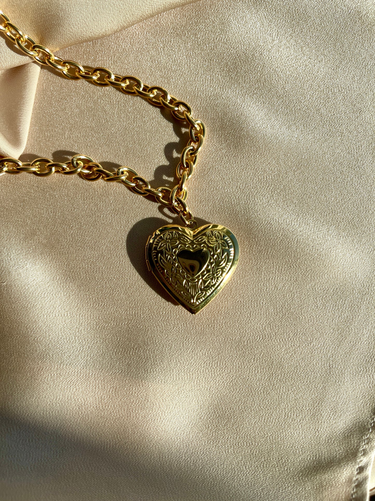 Zara Heart Locket Necklace