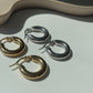 Serenity Small Chunky Hoop Earrings