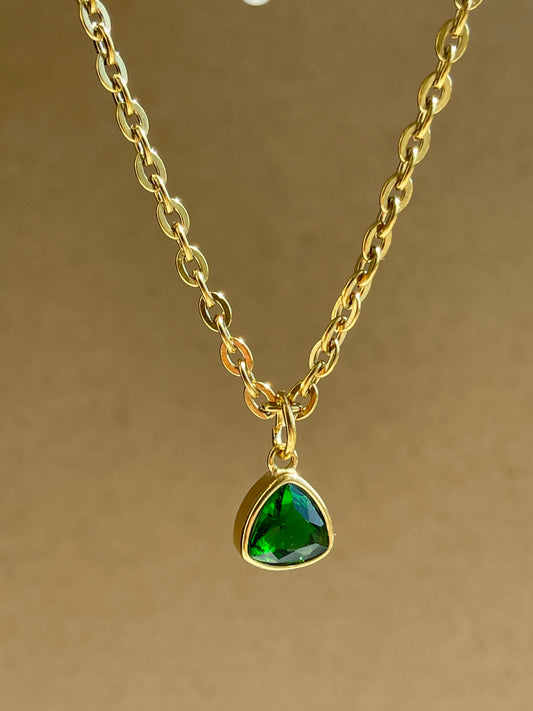 Emerald Gemstone Necklace