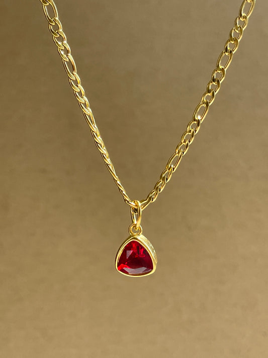 Ruby Gemstone Necklace